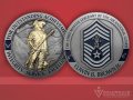 Challenge Coin Air National Guard Chief Ed Brown