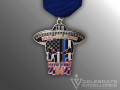Celebrate Excellence Blue Line 4x4 Fiesta Medal