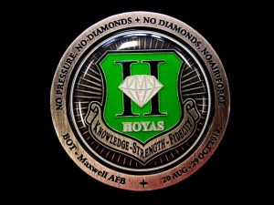 USAF challenge coin_Hoyas_Maxwell AFB_OTS coin_10202013