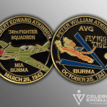 Celebrate Excellence Flying Tiger Challenge Coins | San Antonio Texas