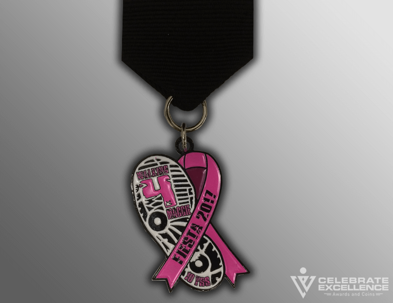 Breast Cancer walk Fiesta medal