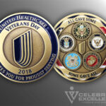 Celebrate Excellence United Healthcare Challenge Coin
