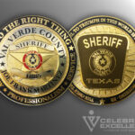 Celebrate Excellence Val Verde Sheriff Challenge Coin