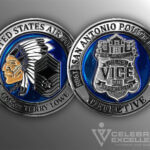 Celebrate Excellence SAPD Vice Unit Coin